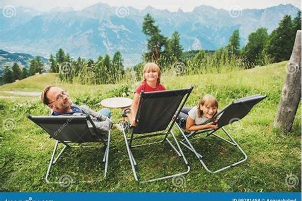 Family Hiking In The Swiss Alps