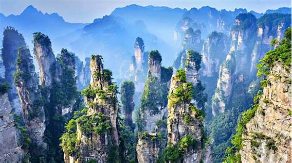 Hike In Zhangjiajie National Forest Park In China