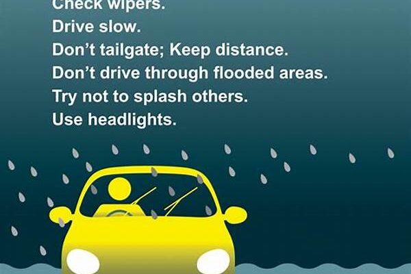Important Information On Safe Routes During Rain