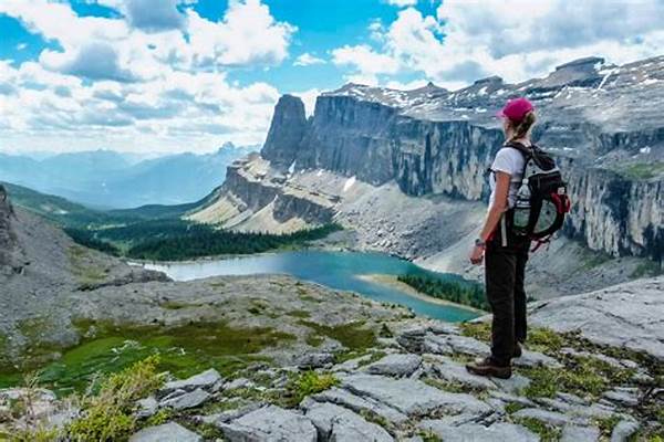 Trekking In Banff National Park In Canada